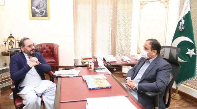 امتنان شاہد کی وزیراعلیٰ پنجاب عثمان بزدار سے ملاقات، ملک کی سیاسی صورتحال پر تبادلہ خیال