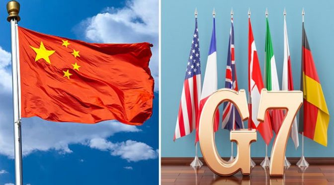 G 7 کا دور ختم،دنیا اپنا فیصلہ خود کریگی چین کا دبگ اعلان