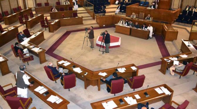 بلوچستان اسمبلی:بجٹ سے قبل ہنگامہ آرائی،توڑ پھوڑ،ہاتھا پائی