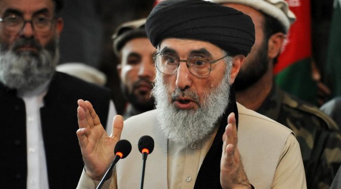 بھارت افغان سر زمین پاکستان کیخلاف استعمال سے باز رہے : گلبدین حکمت یار