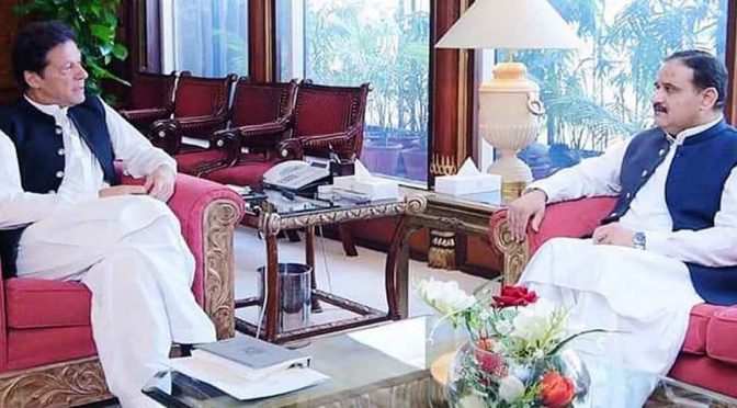 وزیراعظم عمران خان کی وزیراعلیٰ عثمان بزدار سے ملاقات