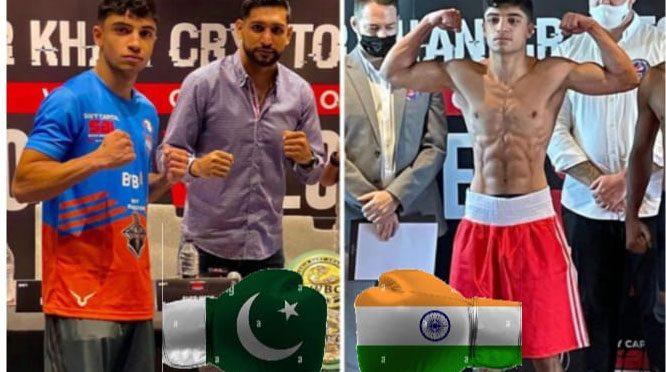 بھارت کے خلاف پاکستان کی ایک اور فتح، باکسر عبدل خان نے بھارتی حریف کو ڈیبیو میچ میں شکست دیدی