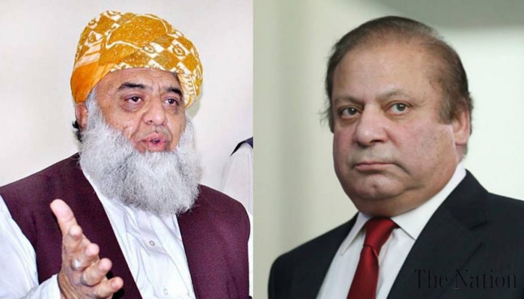 ناکامی کا خوف نواز شریف نے مولانا فضل الرحمن کو لانگ مارچ سے روک دیا