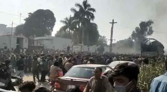 سانحہ سیالکوٹ: پولیس نے فیکٹری کے تمام سپروائزرز کو چھوڑ دیا
