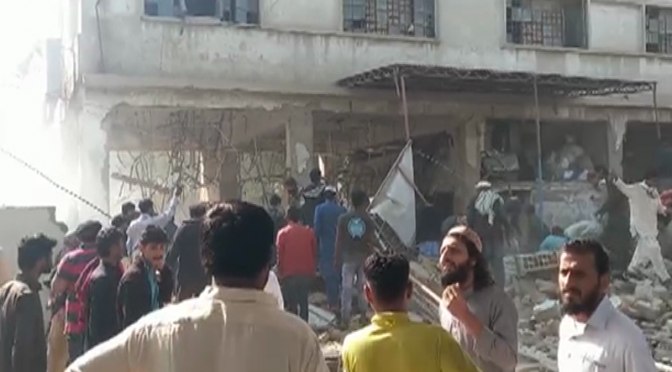 کراچی کے علاقے شیرشاہ میں دھماکا، 10 افراد جاں بحق
