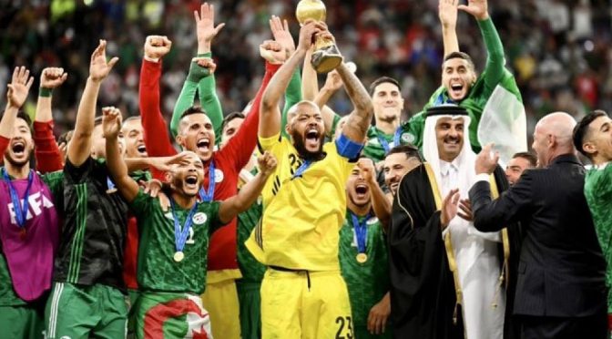 پہلا فیفا عرب کپ الجیریا نے جیت لیا