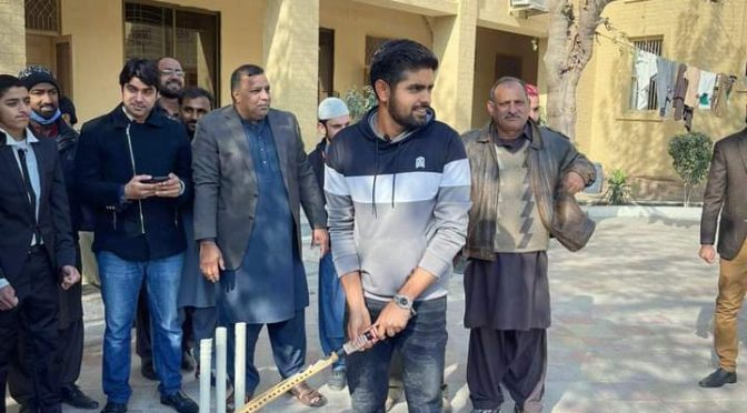 Babar Azam meets young heroes at orphanage in Lahore