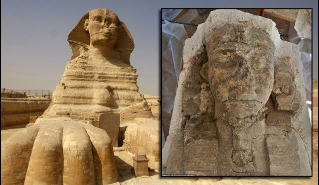 مصر میں ابوالہول جیسے مزید دو قدیم مجسمے دریافت