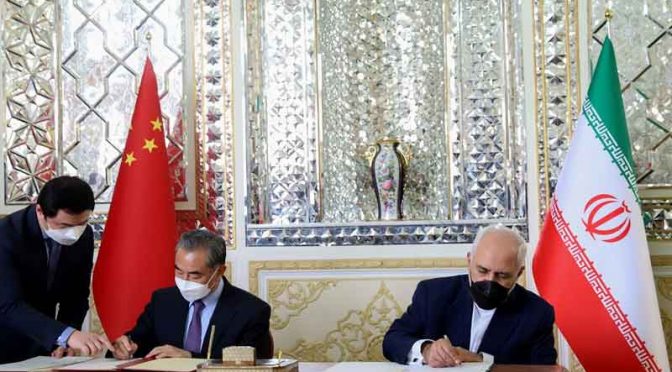 ایران اور چین کے درمیان 25 سالہ معاہدے کے اطلاق کا آغاز