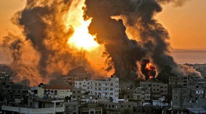 اسرائیلی حملوں میں 71بچوں سمیت 313فلسطینی شہید