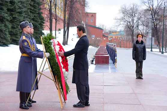 وزیراعظم کا دورہ روس، دوسری جنگ عظیم کے سپاہیوں کی یادگار پر حاضری