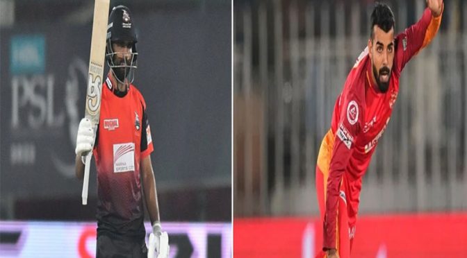 پی ایس ایل:بالنگ میں شاداب، بیٹنگ میں فخر زمان سب سے آگے