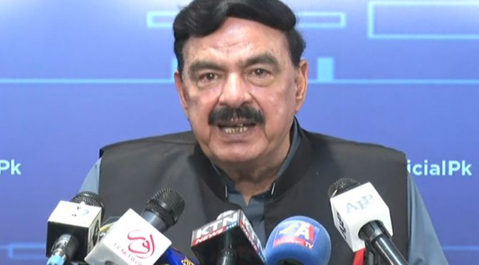 سیکیورٹی فورسز دہشتگردوں کو ختم کر کے ہی دم لیں گی، شیخ رشید