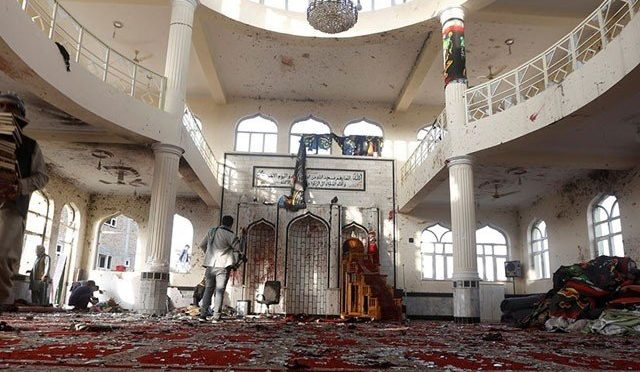 افغانستان میں نماز جمعہ کے دوران مسجد میں خوفناک دھماکا