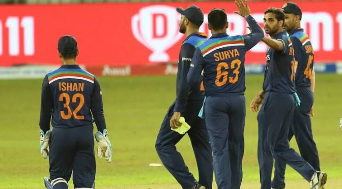 بھارت نے پہلے ٹی 20 میچ میں سری لنکا کو باآسانی 62 رنز سے شکست دیدی