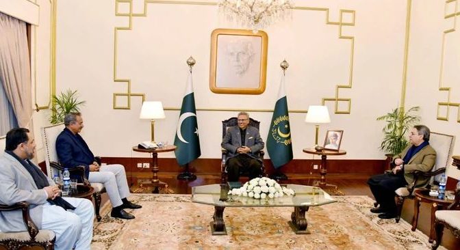 صدر مملکت سے متحدہ وفد کی اہم ملاقات