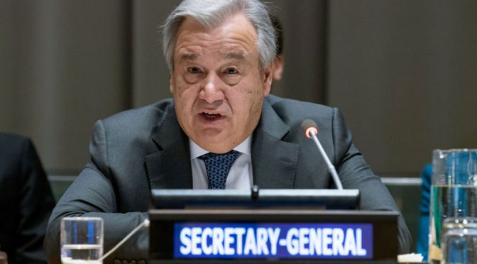اقوام متحدہ نے یوکرین پر تشدد بند کرنے کا مطالبہ کر دیا