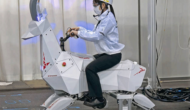 جاپان کے اس روبوٹ بکرے پر سواری کی جاسکتی ہے