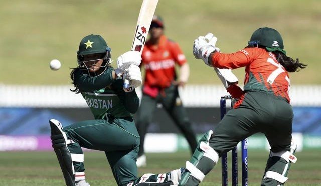 پاکستان ویمن ٹیم کو ورلڈ کپ میں بنگلہ دیش سے بھی شکست