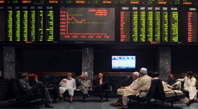 پاکستان سٹاک مارکیٹ میں 352.93 پوائنٹس کی تیزی ریکارڈ