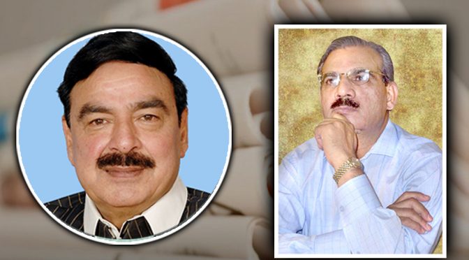 ضیاشاہد عظیم صحافی حقیقی قلمکار تھے: شیخ رشید