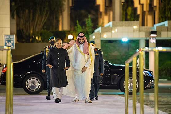 شہبازشریف اور ولی عہد شہزادہ محمد بن سلمان کے درمیان اہم ملاقات