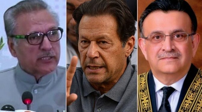 عمران خان کا امریکی مراسلے پر تحقیقاتی کمیشن بنانے کیلئے صدر، چیف جسٹس سے معاونت حاصل کرنے کا فیصلہ