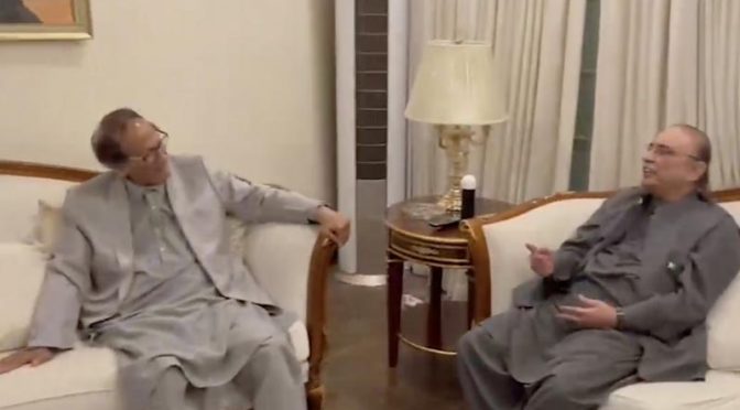 آصف زرداری کی چوہدری شجاعت سے ملاقات، ساتھ دینے پر شکریہ ادا کیا
