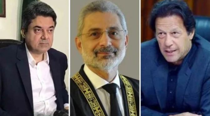 عمران خان نے خود جسٹس فائز کیخلاف ریفرنس دائر کرنے پر اصرار کیا تھا: فروغ نسیم