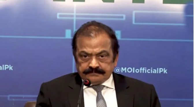 اگر صدرکو عہدے کا خیال نہیں ہے تو استعفیٰ دیدیں، وفاقی وزير داخلہ