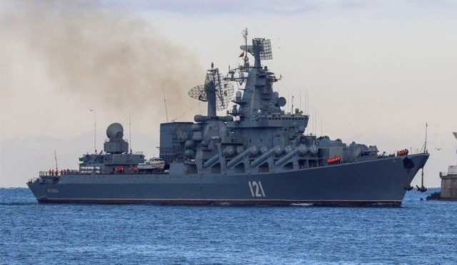 یوکرین کے کروزمیزائل حملے میں روسی بحری جہاز کونقصان