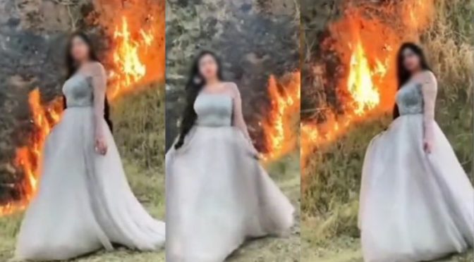 مارگلہ ہلز پر آگ لگا کر ویڈیو بنانے والی خاتون ٹک ٹاکر کے خلاف مقدمہ درج