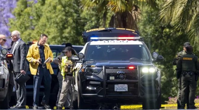 کیلیفورنیا، چرچ میں فائرنگ ، ایک شہری ہلاک، 5 زخمی