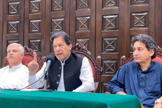 خون خرابے سے بچنے کیلئے اسلام آباد سے واپس گئے: عمران خان