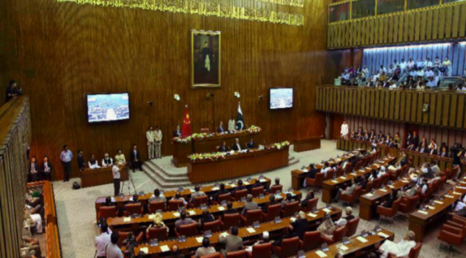 یاسین ملک کے خلاف بھارت کا جھوٹا مقدمہ،سینیٹ میں متفقہ قرار داد منظور