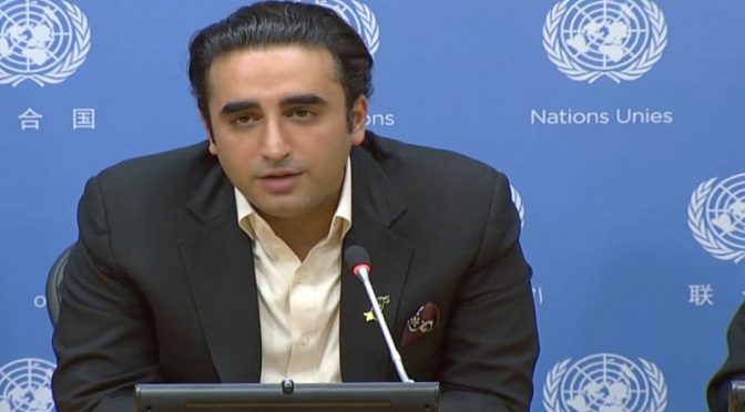 بھارت کی جانب سے نفرت آمیز بیانات اور اسلاموفوبیا کیخلاف سخت نوٹس لیا جائے، بلاول بھٹو