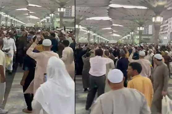 مسجد نبویﷺ میں نعرے بازی کا واقعہ، پاکستانی شہری کو سزا سنا دی گئی