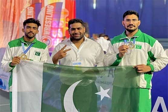 ورلڈ ماس ریسلنگ چیمپیئن شپ: پاکستانی ریسلرز نے سلور میڈل جیت لیے