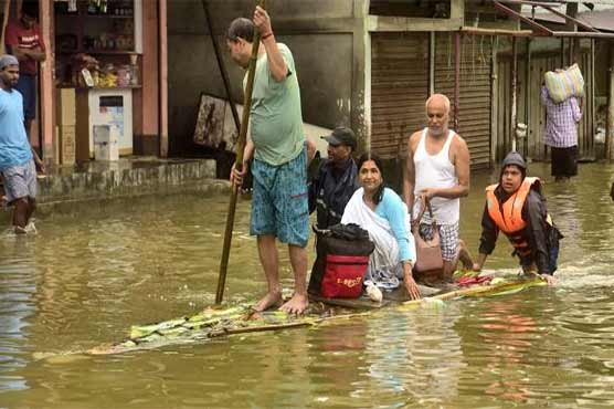 آسام میں شدید بارشوں کے بعد سیلاب سے تباہی، مزید سات افراد ہلاک