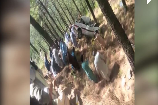 مظفر آباد: کار حادثے کے دوران 4 افراد جاں بحق
