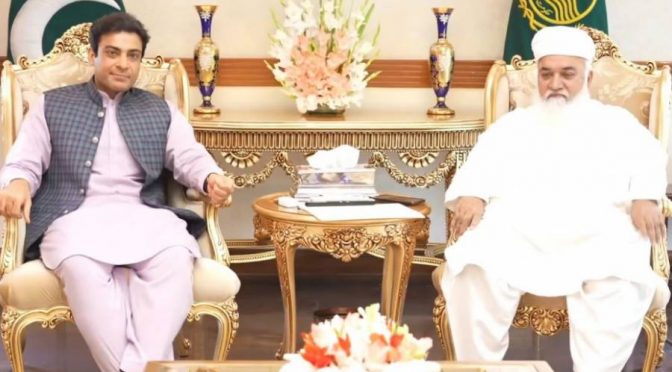 حمزہ شہباز سے جلیل شرقپوری کی ملاقات، وزیراعلیٰ پر بھرپور اعتماد کا اظہار