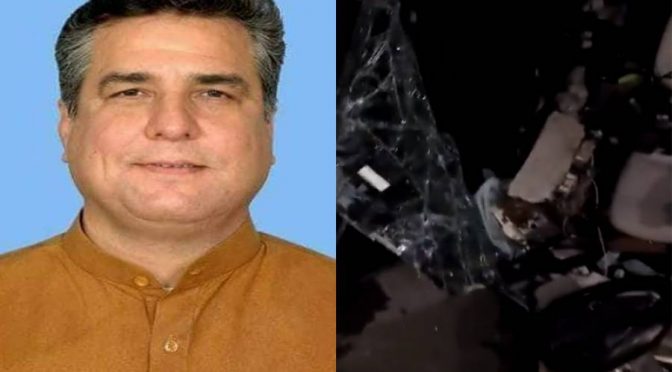 نارووال میں ٹریفک حادثے کے دوران لیگی رہنما دانیال عزیز شدید زخمی