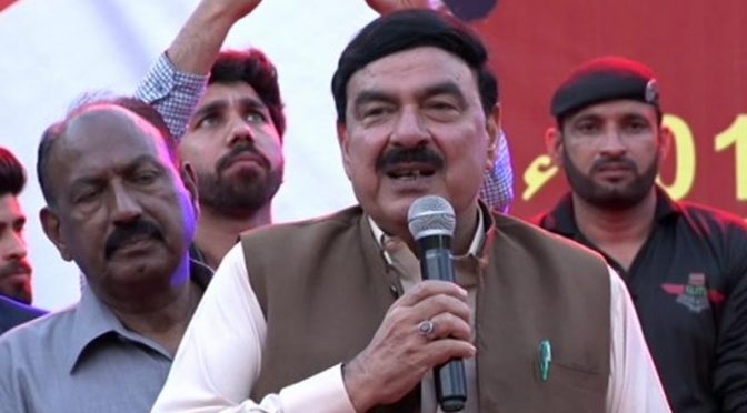 راولپنڈی کے حالات جان بوجھ کر خراب کیے جا رہے ہیں، شیخ رشید