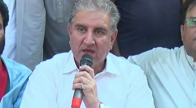 ضمنی الیکشن میں دھاندلی ہوئی تو حالات سری لنکا جیسے ہوں گے، شاہ محمود قریشی