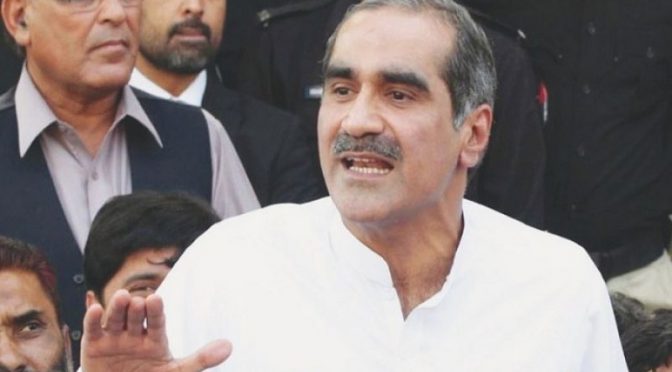 پارلیمنٹ کو سابق وزیراعظم کیخلاف آرٹیکل 6 کے تحت کارروائی کرنا ہو گی، خواجہ سعد رفیق