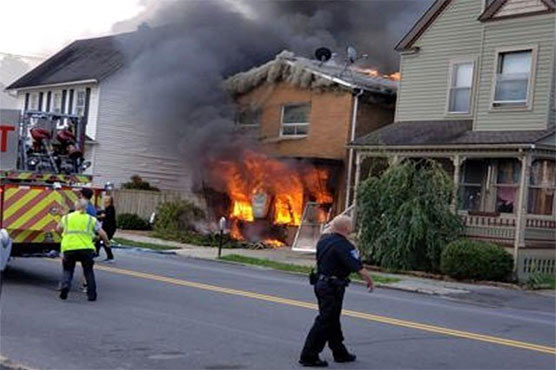 امریکی ریاست پنسلوانیا کی کاؤنٹی لوزرنے کے گھر آگ لگنے سے 10 افراد ہلاک