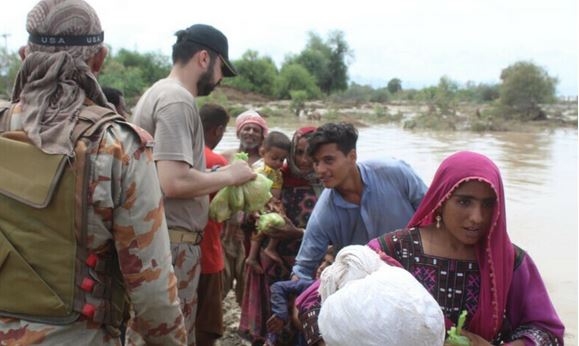 پاک فوج کی سندھ، بلوچستان اور پنجاب کے سیلاب زدہ علاقوں میں کارروائیاں