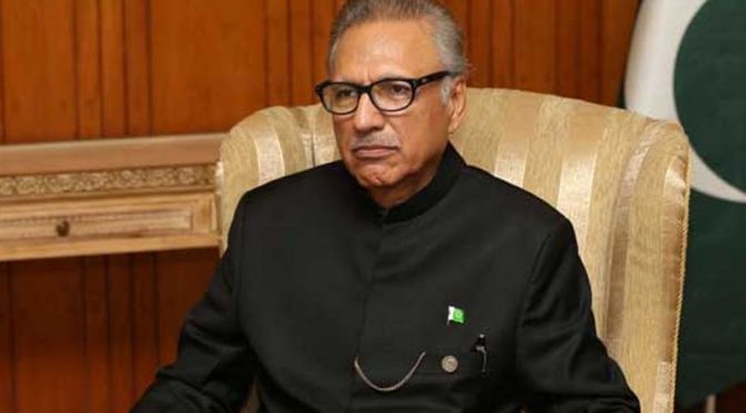 شہدا کی قربانیوں کی وجہ سے پاکستان قائم ہے، صدر مملکت