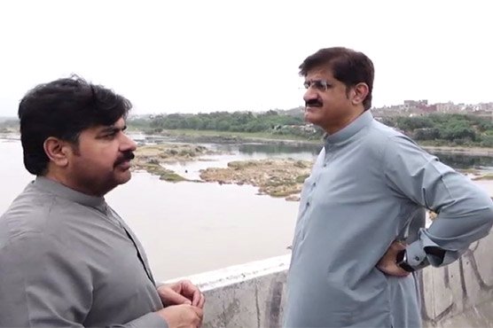 وزیراعلیٰ سندھ کا بارش سے متاثرہ علاقوں کا دورہ، پانی کی صورتحال کا جائزہ لیا