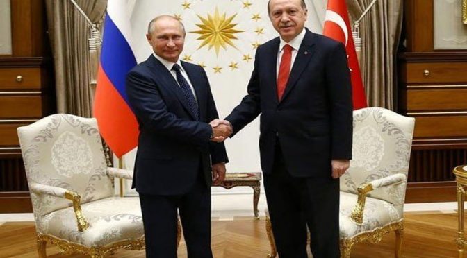 روس اور ترکی کے صدرو کی شام میں دہشتگردی کیخلاف مشترکہ جنگ کے عزم کا اعادہ